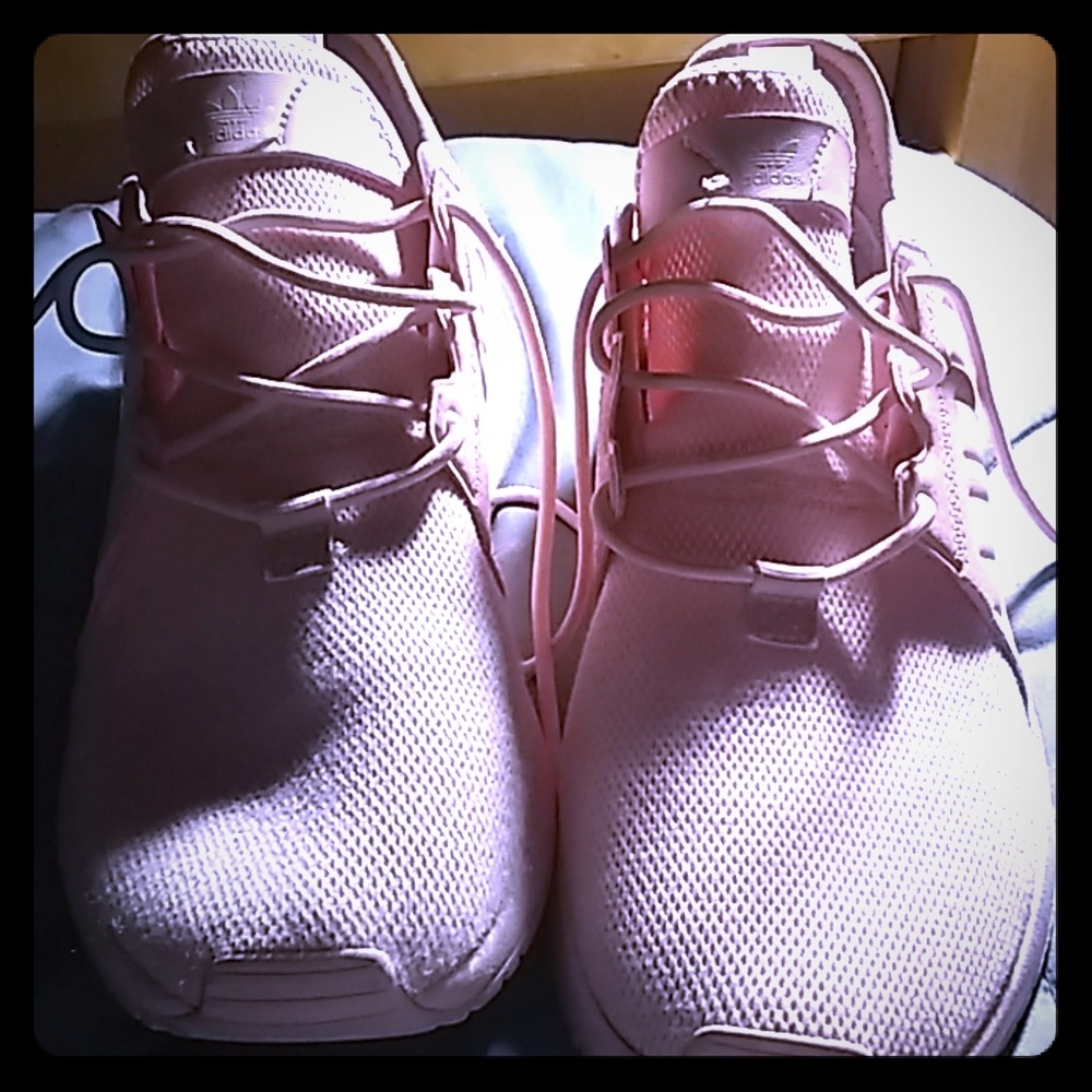 Adidas ortholite light pink sneakers 5.5